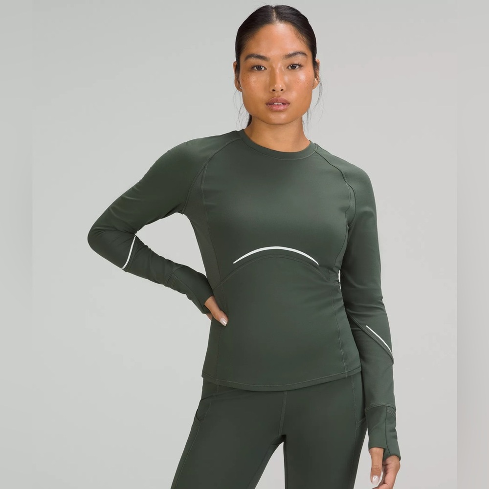 Lululemon Rulu Reflective Running Long Sleeve Shirt - size 8